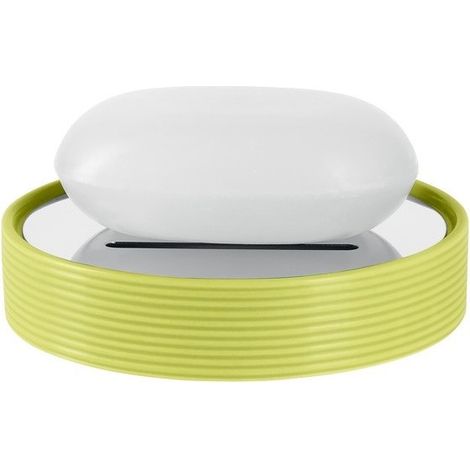 Porte savon Céramique TUBE RIBBED Pistache Spirella (1/3)