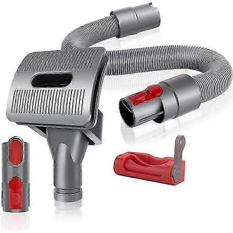 Ensemble de 4 accessoires pour aspirateur Dyson V11, V10, V8, V7 et V15 : brosse de toilettage pour chiens et chats, compatible avec les paniers pour aspirateurs et les tapis. (1/5)
