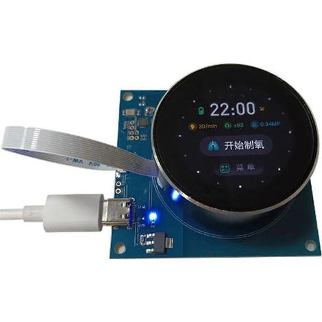 1,3-Zoll-Intelligentes Display, Drehknopf, Bildschirmdurchmesser 47 mm, Drehen und Drücken