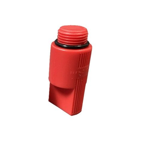 Tappo alicatato con guarnizione torica rossa