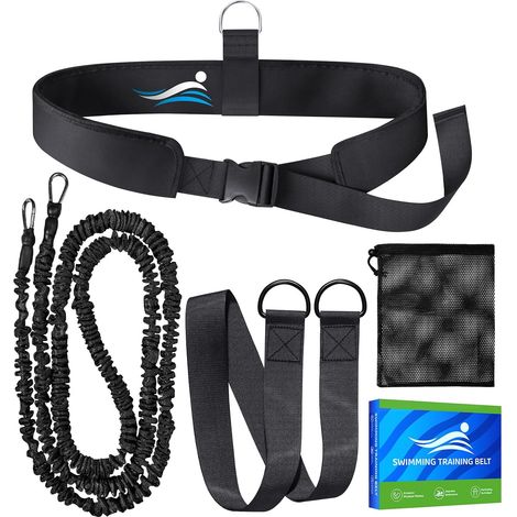 Ceinture de Natation pour Piscine 2.5-7.5M Ceinture de résistance réglable Convient aux Adultes et aux Enfants (1/5)