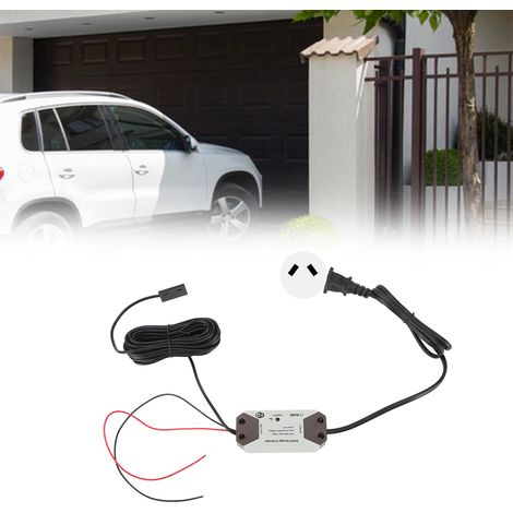 Abrepuertas de garaje inteligente ABS 100–240 V con control mediante aplicación WiFi para smartphone y enchufe australiano. (1/5)