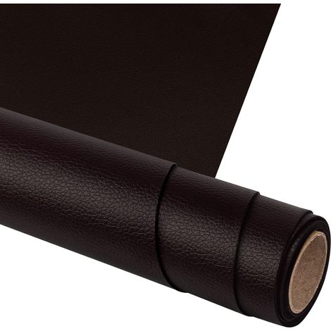 Autoadhesivo de cuero sintético 150 x 40 cm - Parche de reparación de cuero - Adhesivo de reparación de cuero para sofás, bolsos, chaquetas, asientos de automóvil, reparación y renovación de muebles d (1/5)