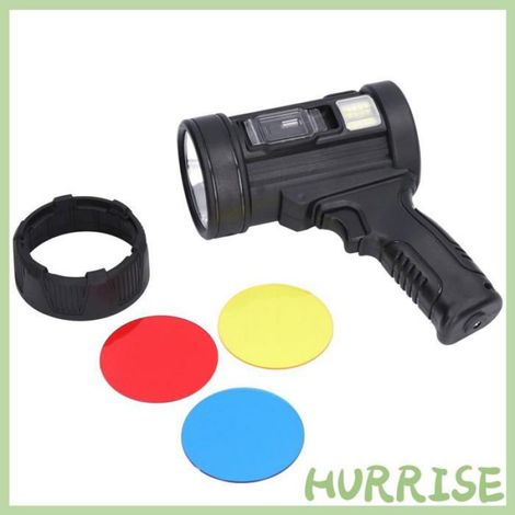 Garosa Projecteur extérieur Lampe de Poche D'urgence avec Sortie USB et Solaire pour le Camping, 2-3 Heures bricolage baladeuse (1/4)
