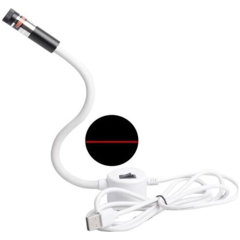 Lampe de matelassage magnétique pour machine à coudre, guide de vision laser pour couture, fixation magnétique réglable, mains libres de précision pour la couture et le matelassage (1/5)