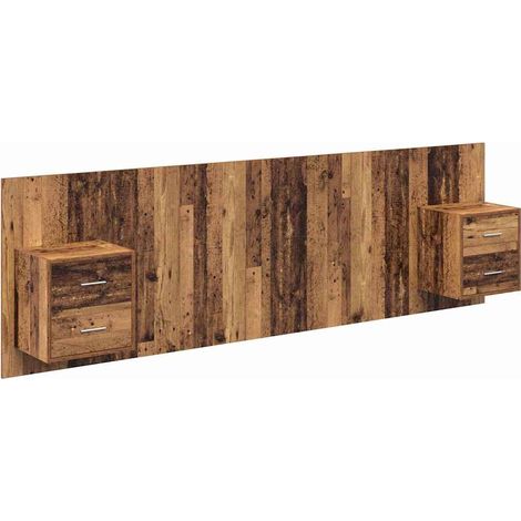 Maison Exclusive - Cabecero con Mueble con cajón 3 pcs Madera env (1/5)