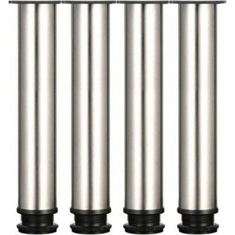 4 verstellbare Füße, 300 mm hoch, verstärkte Möbelbeine, Tischbeine, Möbelbeine aus Edelstahl, TRIMEC (1/5)