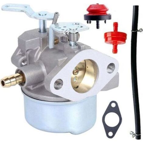 Compatible con el carburador HMSK80 para Tecumseh 640052, 640054, 640349, XU, 640058 y 640058A. Compatible con las máquinas de jardinería HMSK85, HMSK100 y HMSK105. (1/4)