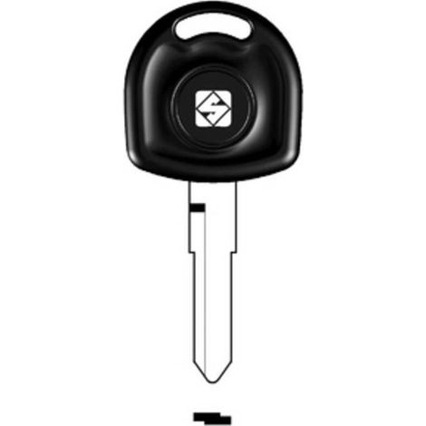 2 x SILCA HU87RTE CHIAVE TRANSPONDER VUOTA OTTONE