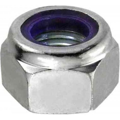 5 DADI AUTOBLOCCANTI INOX M10