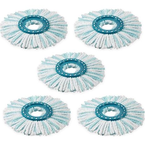 5 Pièces Balai Serpillère Ronde pour Leifheit Clean Twist Disc Mop Micro Systèmes Pièces de Rechange (1/5)