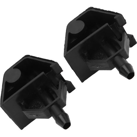 Paire de buses de lave-glace 28932‑JD000 ABS noir résistant à l'usure, de remplacement pour Nissan (1/5)