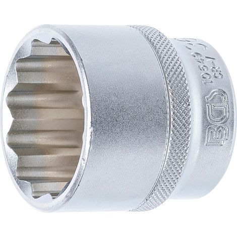 Llave de vaso 12 caras  entrada 12,5 mm (1/2")  36 mm (1/3)