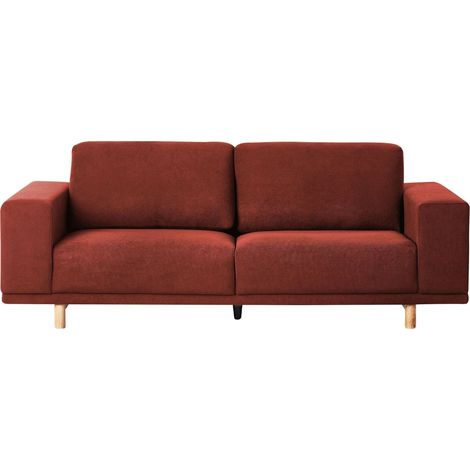 Sofa 3 Seater NIVALA Fabric Red