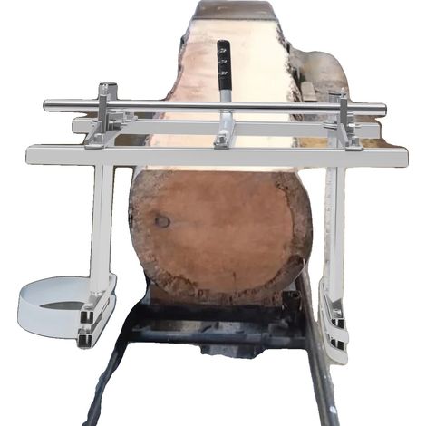 Kettensäge-Mühlenaufsatz, verstellbare Schnittlänge von 14" bis 24", Aluminiumlegierung, kompatibel mit Standard-Kettensägen, leichtes Design, ideal (1/5)