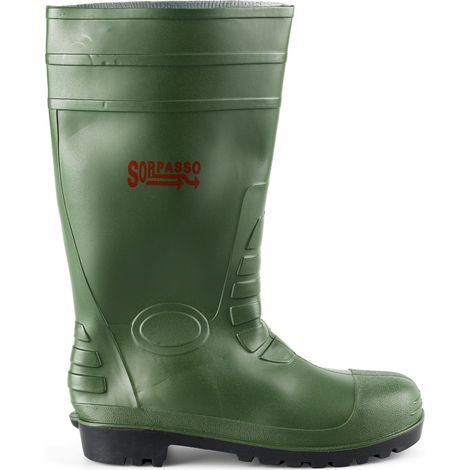 STIVALE PVC VERDE S5 PUNTA+LAMINA
