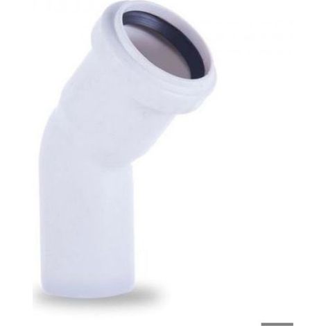 Coude PVC - 32 mm - 45 Degres - Pour Egout Interne - Par 1 (1/2)