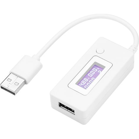 Mini testeur de tension et de courant USB 4V-30V 0-3A avec écran LCD (1/5)