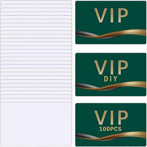 100 Stück Visitenkartenrohlinge für Sublimationsdruck (1/5)