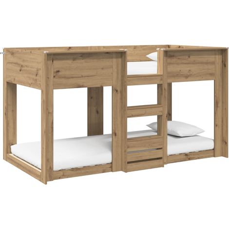 Maison Exclusive - Cama Litera para Niños Roble artesanal 80 x 20