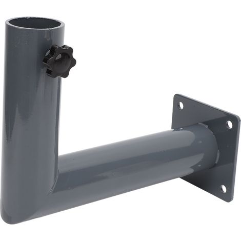 Support de fixation d'antenne satellite en acier inoxydable pour kit Internet Starlink V2, compatible avec toit, mur et poteau (gris). (1/5)