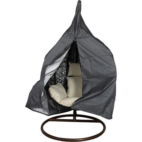 Cover per poltrona sospesa con chiusura lampo per giardino e veranda (1/4)
