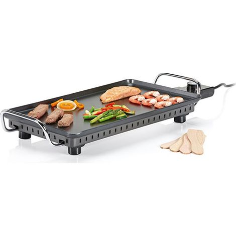 Princess 102240 plancha eléctrica de grill gris 26x46 cm