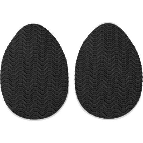 Autocollants antidérapants ronds pour chaussures (noir) - talons, bottes, sandales, protection de semelle, adhésif anti-glisse, réutilisable. (1/5)