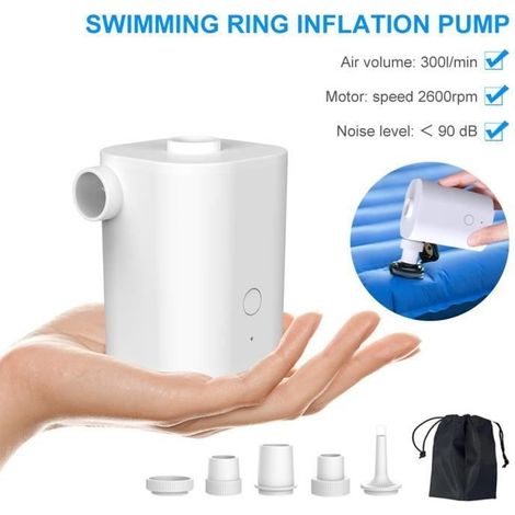 Kabellose Luftpumpe – 300 l/min, für Luftmatratzen und aufblasbare Pools