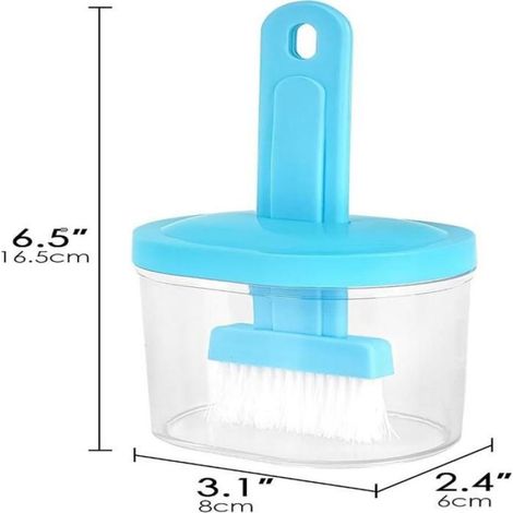 Bouteille Distributrice Huile - Brosse Silicone Intégrée - Pour Barbecue Cuisson Extérieure - 2 Pièces (1/5)