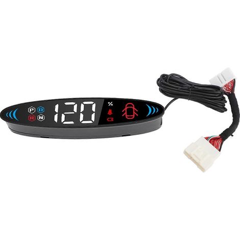 Affichage tête haute (HUD) pour voiture, indicateur de vitesse, indicateur de rapport engagé, alimentation de la batterie, moniteur de rappel de porte, remplacement pour Tesla Mod (1/5)