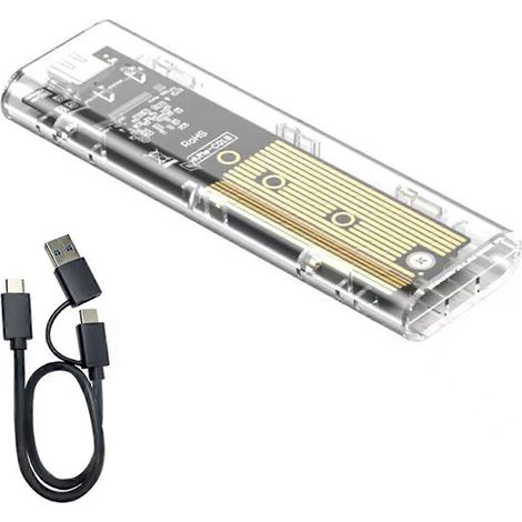 M.2 NVMe SSD-Gehäuse mit USB 3.2 Gen 2 10 Gbit/s (siehe Abbildung) (1/5)