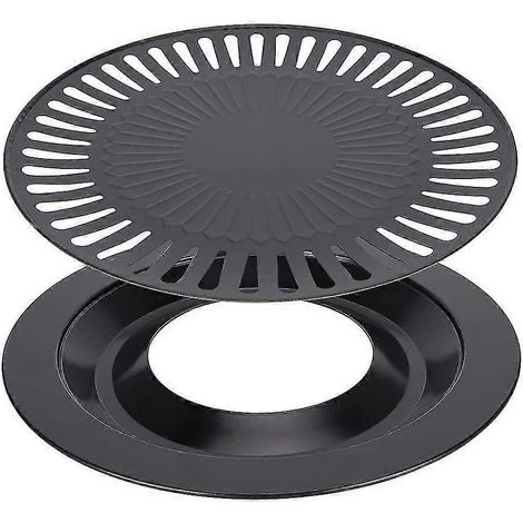 Plaque de cuisson antiadhésive en fonte poêle à griller en fonte, poêle à griller coréenne, poêle à frire, plaque de cuisson, grill de camping (1/5)