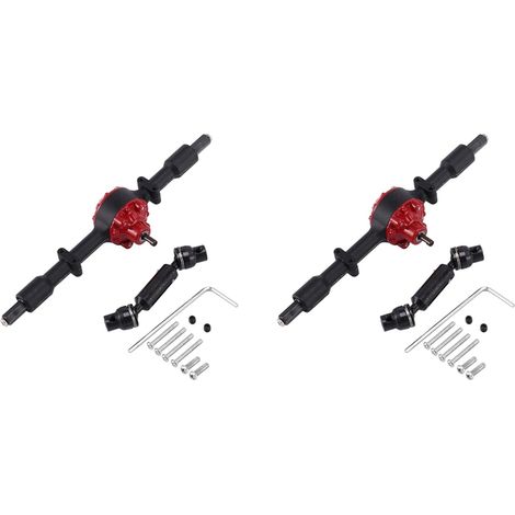 2X Pont D'Essieu ArrièRe en Métal avec Arbre D'EntraîNement pour D12 B14 B24 B16 B36 C14 C24 C34 C44 Télécommandée Accessoires de PièCes de Mise à Niveau de Voiture, A (1/5)