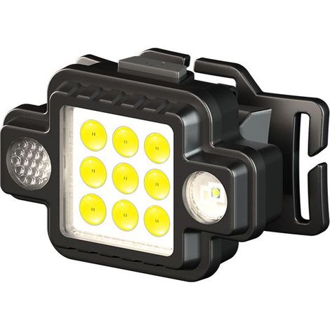 Lampe frontale magnétique Ultra légère USB lampe frontale COB rouge et bleue lampe frontale extérieure lampe de travail lampe de poche (1/4)