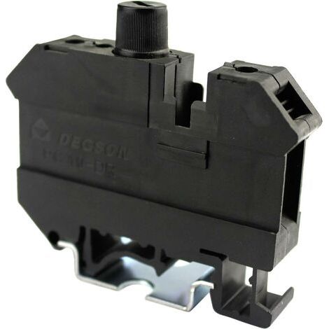 Degson PC10-DR-01P-13-00AH-1 Bloc de jonction à fusibles 12.0 mm raccord à vis noir 1 pc(s) (1/2)
