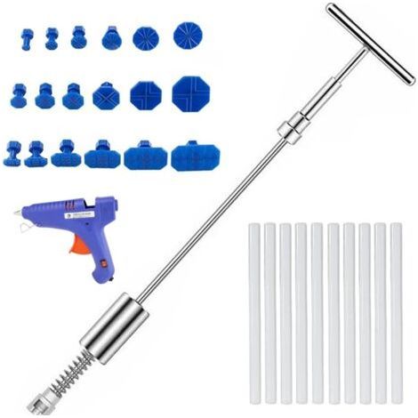 30PCS Kit Réparation de Bosses pour Voiture, Kit Debosselage Sans Peinture,Outil Réparation de Debosselage,Outils de Réparation Carrosserie,Kit Débosselage Ventouse,Kit Retrait Dent Enlèvemen (1/5)