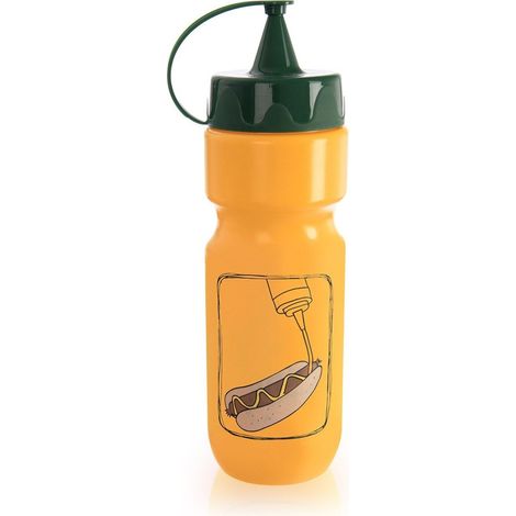 Botella de salsa de mostaza de 680 ml
