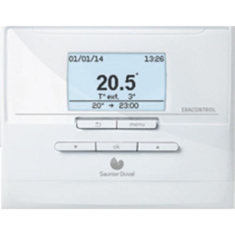 Termostato ambiente programmabile a batteria Exacontrol E7r C-b Saunier Duval