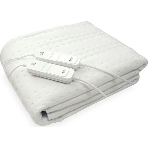 TM Electron Sobrecolchón Eléctrico Calefactable 160x140 cm Poliéster (1/5)