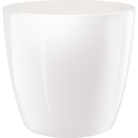 VASO BRUSSELS DIAMOND ROUND 14CM WHITE ELHO (1/5)