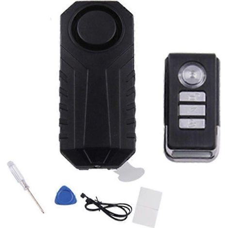 Alarme antivol sans fil pour moto et vélo avec télécommande, étanche, système d'alarme de sécurité pour vélo et accessoires.