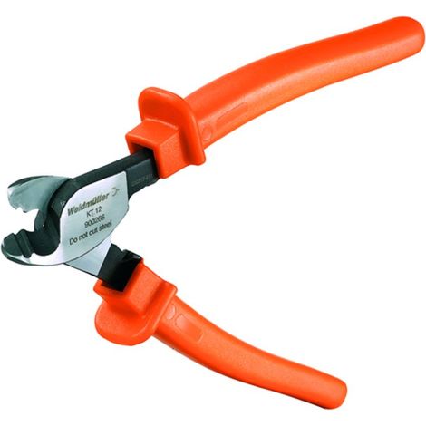 Weidmüller KT 12 9002660000 Kabelschneider Geeignet für (Abisoliertechnik) Alu- und Kupferkabel, ein