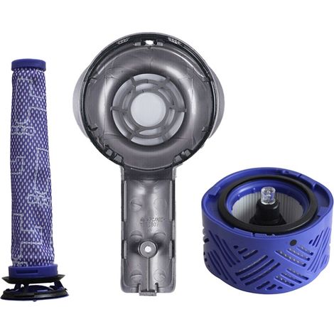 Tapa trasera del motor + filtro delantero/trasero para aspiradora Dyson V6 DC59/58/63/74 (1/4)