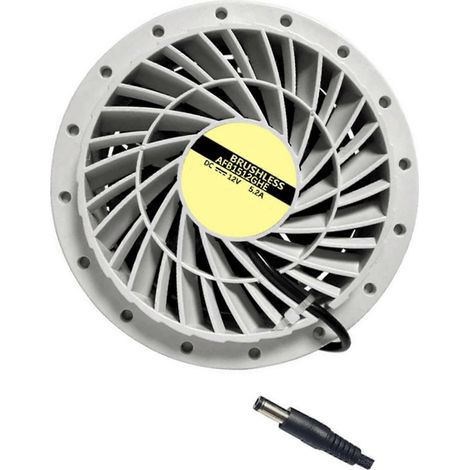Ventilateur puissant 12V haute vitesse 15050 qui fournit des flux d'air massifs pour un gonflage efficace des costumes et un refroidissement efficace de plusieurs zones. (1/5)