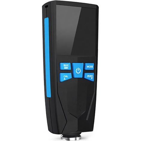 Jauge d'épaisseur avec écran LCD, mesureur d'épaisseur de peinture automobile (Fe/NFe), unité de mesure commutable µm/mil, avec fonction d'alarme. (1/5)
