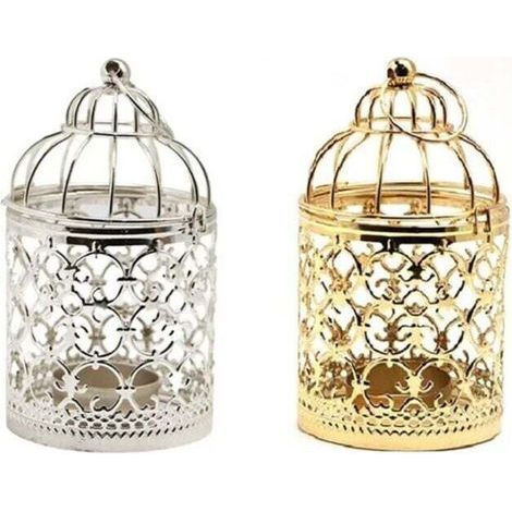 Lanterna decorativa marocchina Beiou Taihua, lampadario antico in argento e oro (1/4)