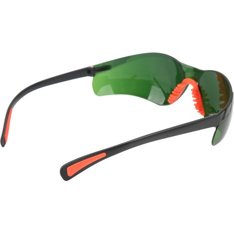 Lunettes de soudure TIG, protection oculaire anti-éblouissement, antidérapantes et confortables, teinte vert clair, pour travaux de soudage. (1/5)