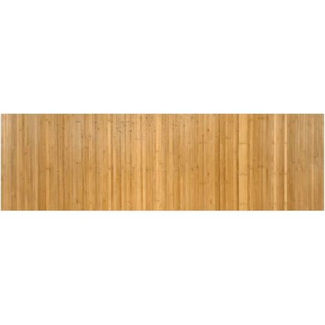 Tapis rectangulaire en bambou naturel, 60 x 200 cm (1/5)