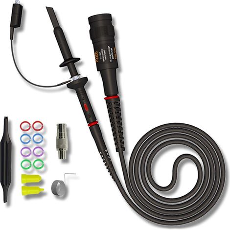 Clip-Tastkopf für P2200-Oszilloskop 200 MHz, vollständig isolierter BNC-Endtastkopf 1X 10X (1/5)